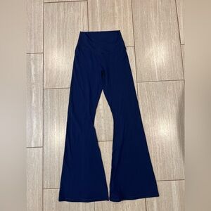 Navy Blue Flared Aerie Offline cross over Leggings